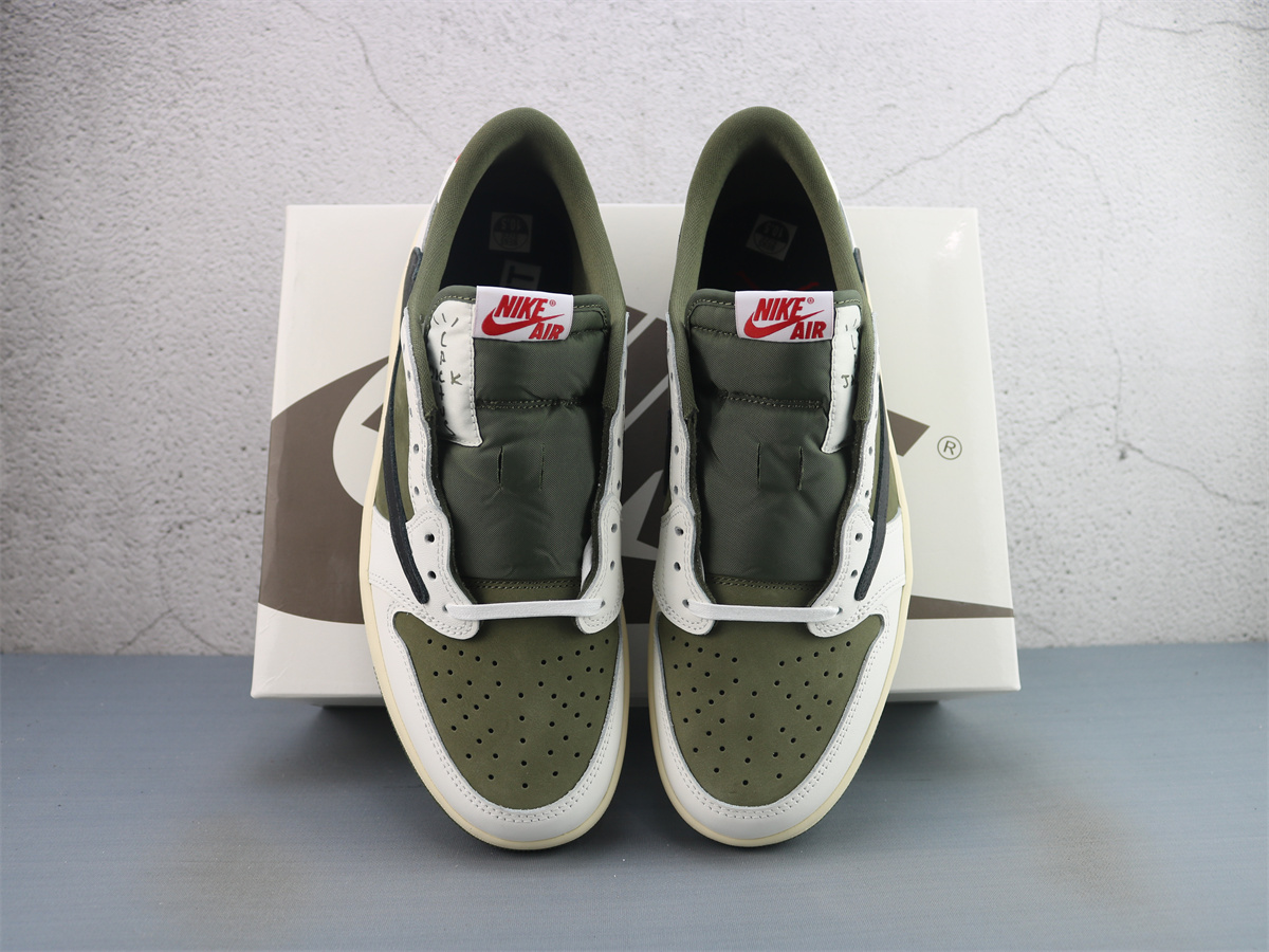 LJR Batch Travis Scott x Air Jordan 1 Low OG Medium Olive DM7866-200
